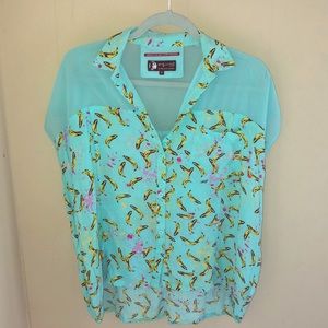 ANDY WARHOL Bananas Blouse — FREE w/ Purchase